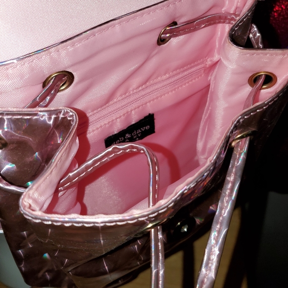 Pink Holographic Mini Backpack - Picture 5 of 5
